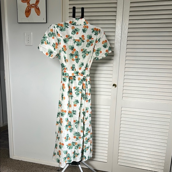 WeWoreWhat Orange and White Maxi Sundress - Picture 4 of 8